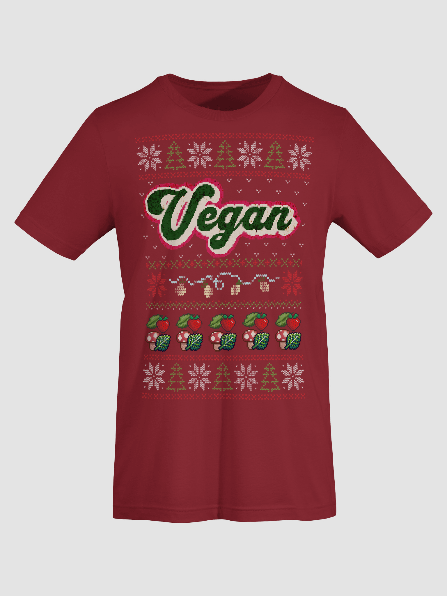 Retro Vegan Ugly Sweater Classic Tee product image (3)