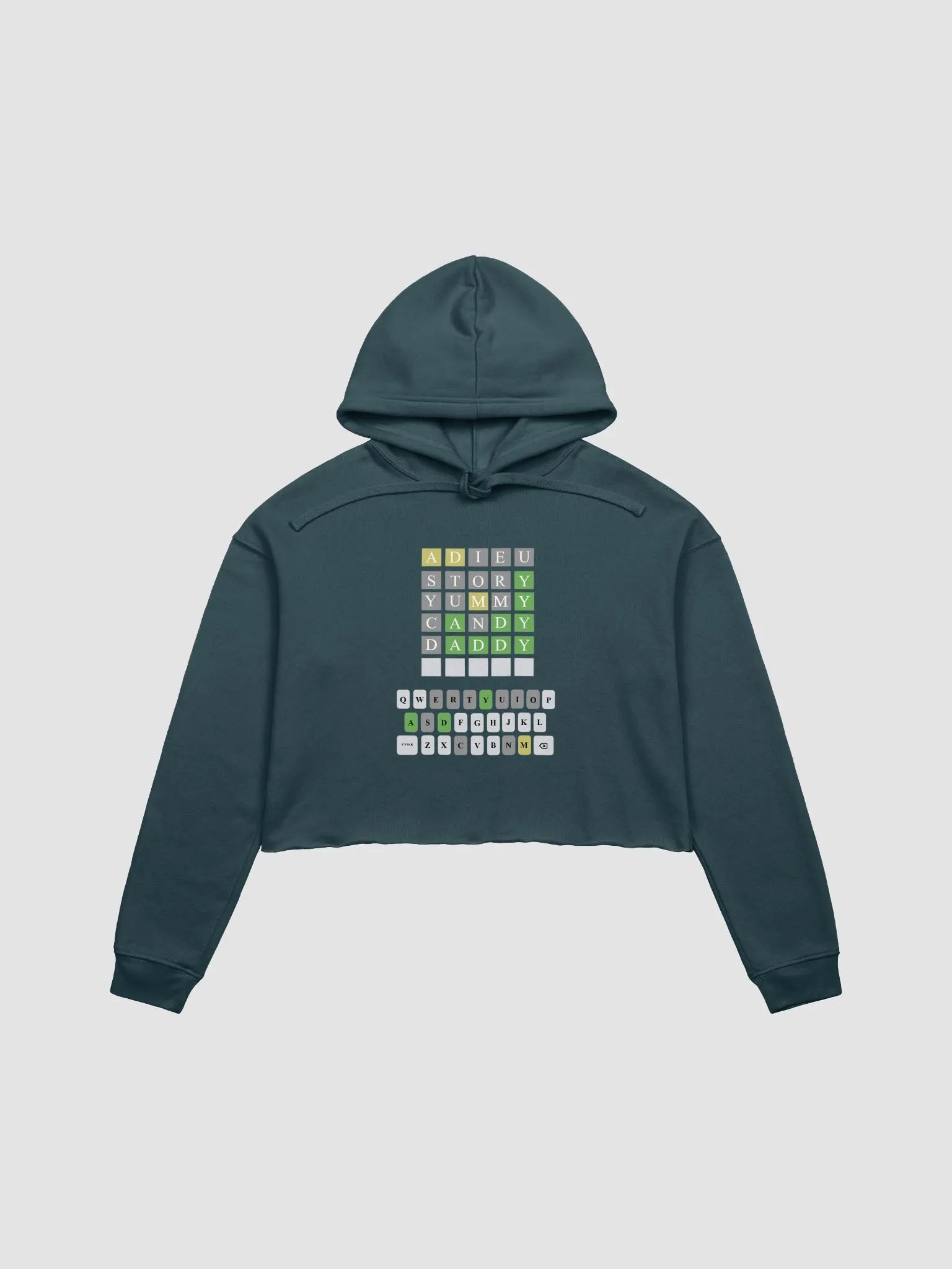 Wordle Cropped Hoodie product image (1)