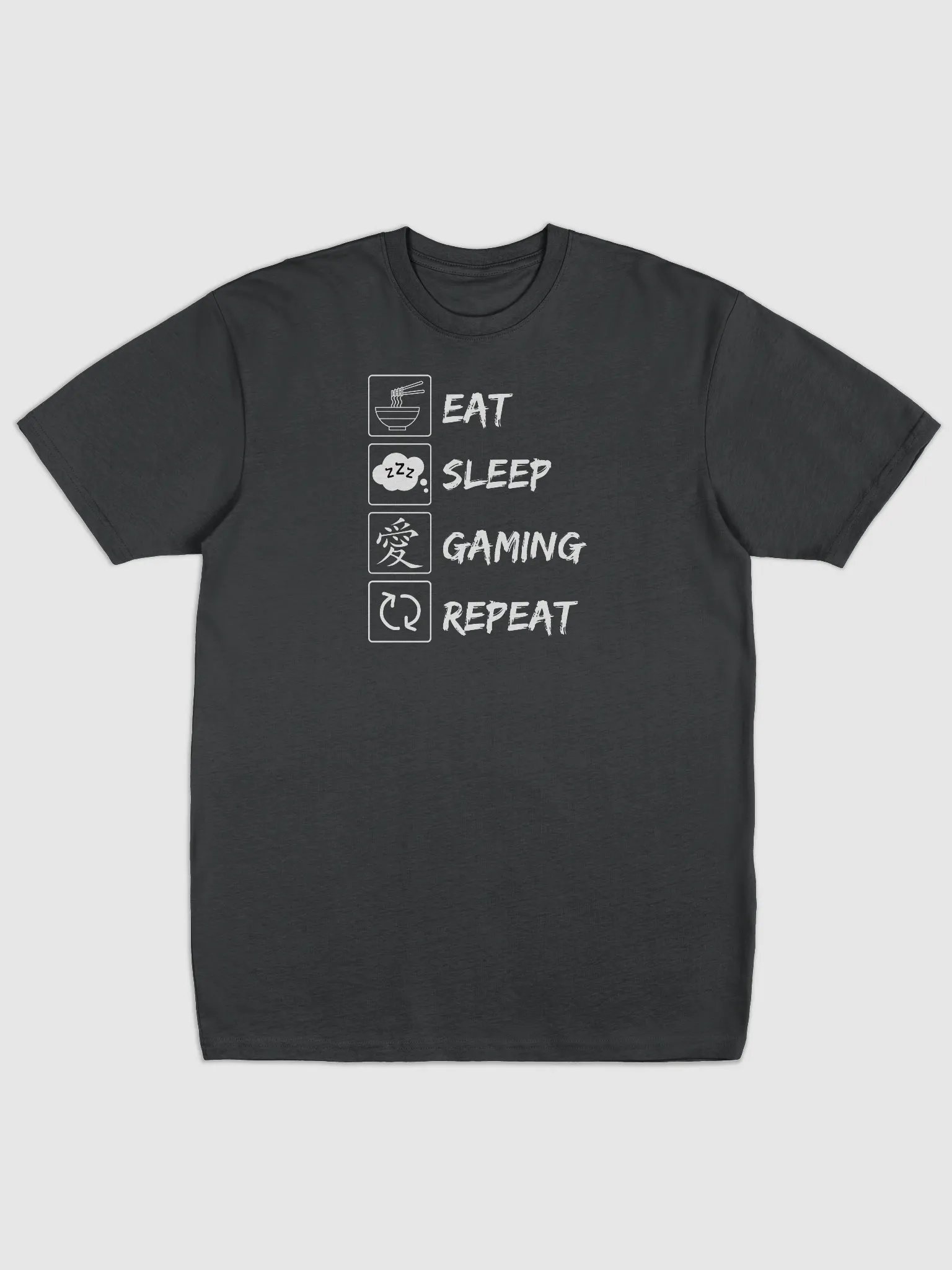 Eat, Sleep, Gaming, Repeat Tees | Premium Heavyweight Cotton product image (1)