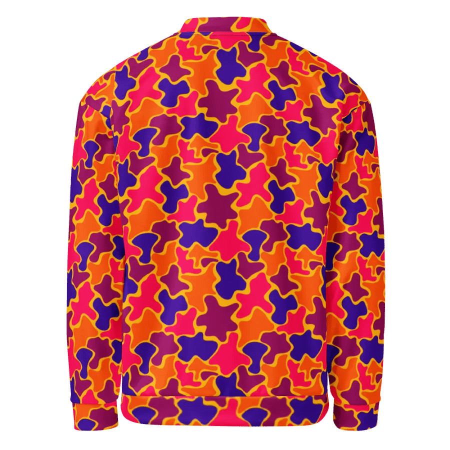Multi Colored Pattern Blobs Bomber Jacket product image (2)