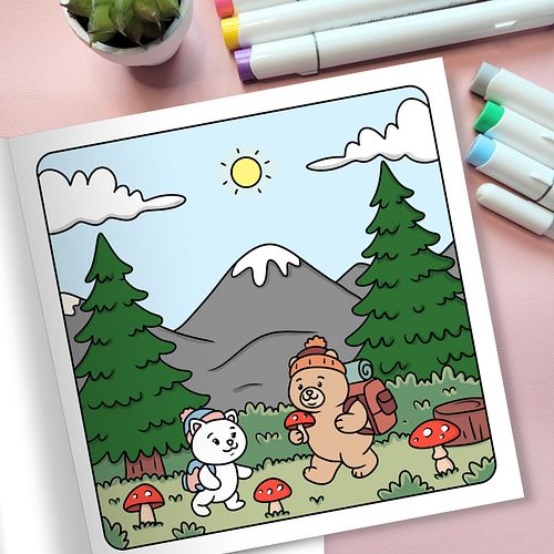 🏕️ Cozy Hiking Adventure with Fuzzy Buddies! 🌲🐻🎒

These Fuzzy Buddies are hitting the trails for a fun mountain adventure! 🏔️...