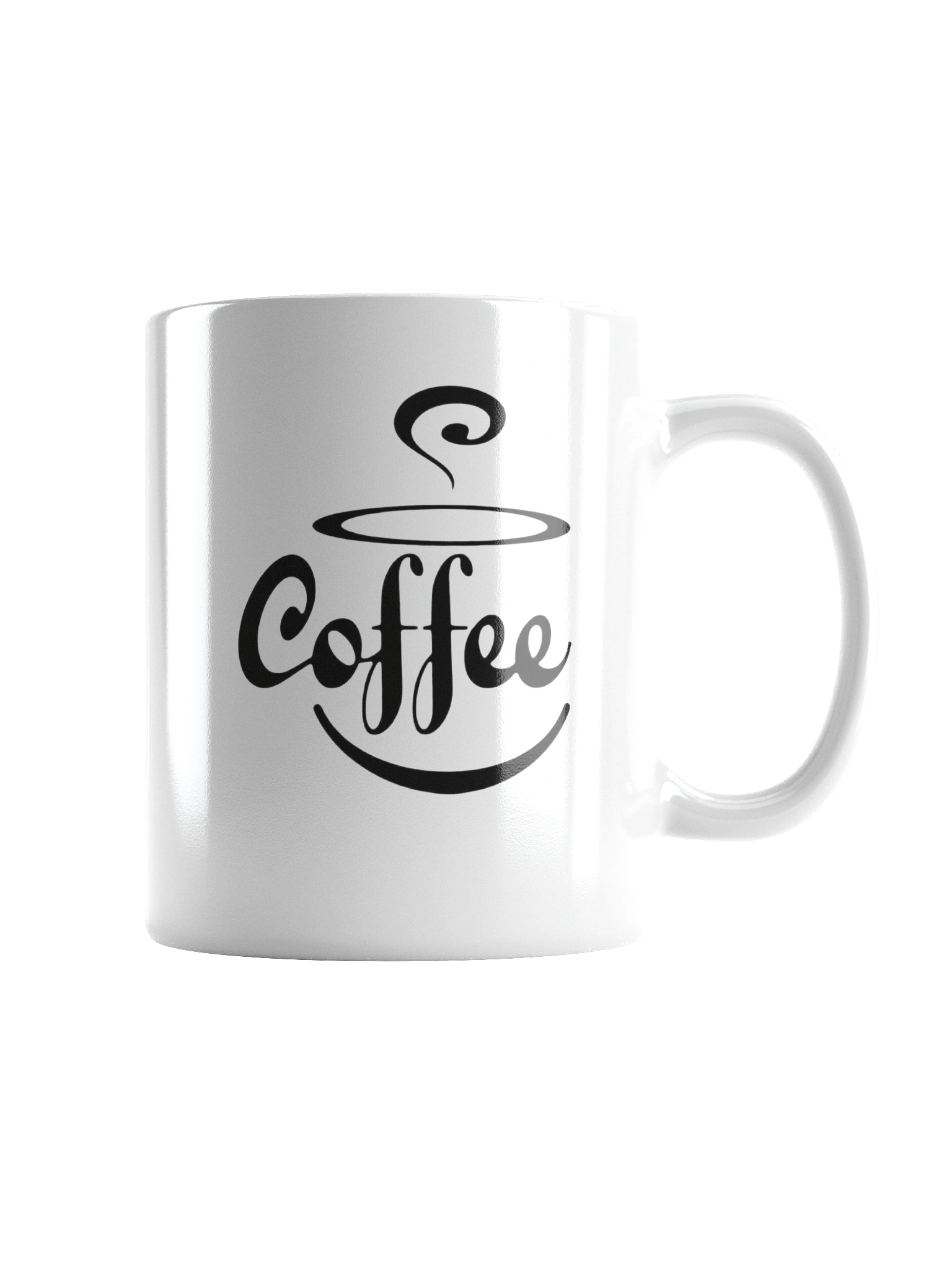 Smile Sip Coffee White Glossy Mug product image (1)