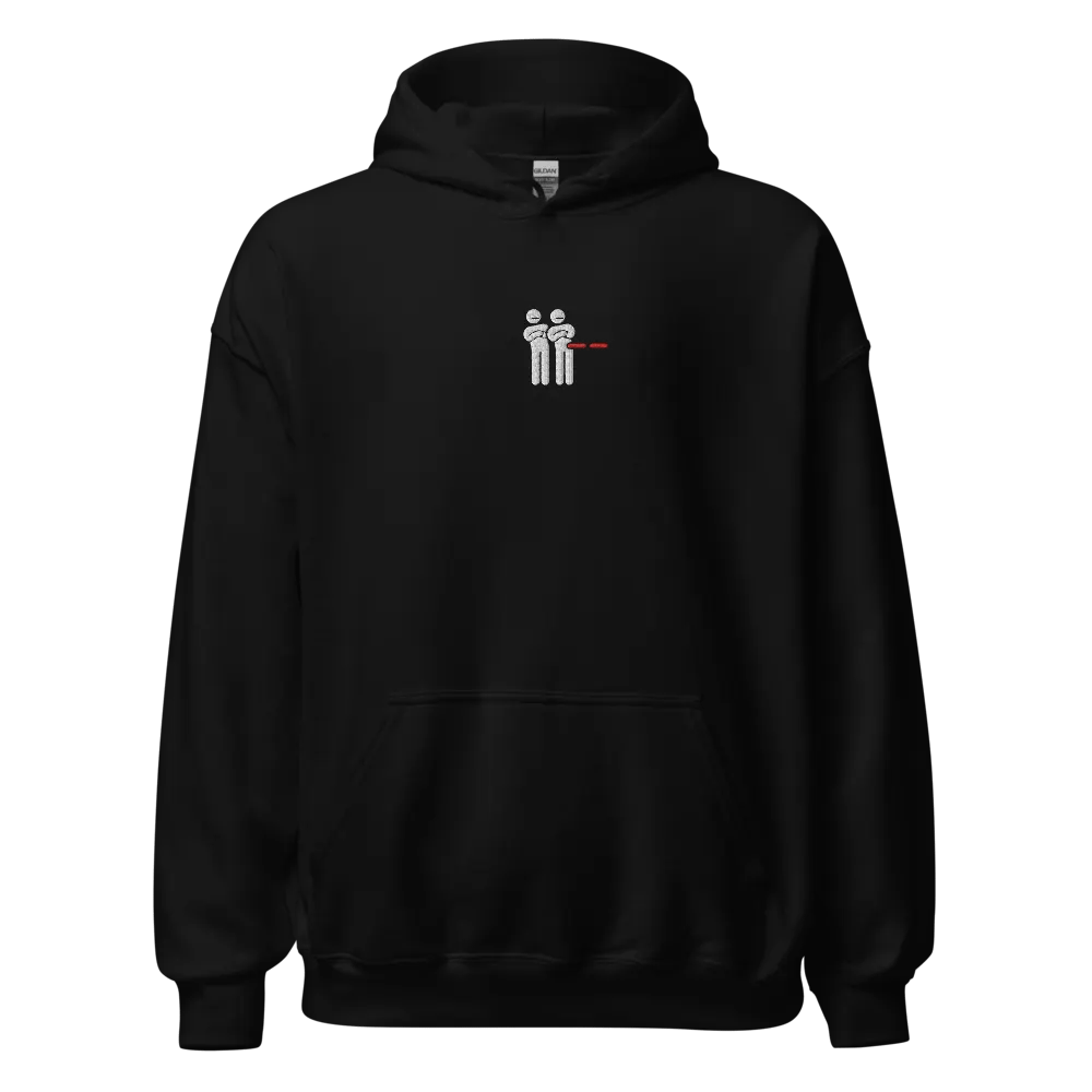 "Unimpressed" Embroidered Hoodie - Darks product image (1)