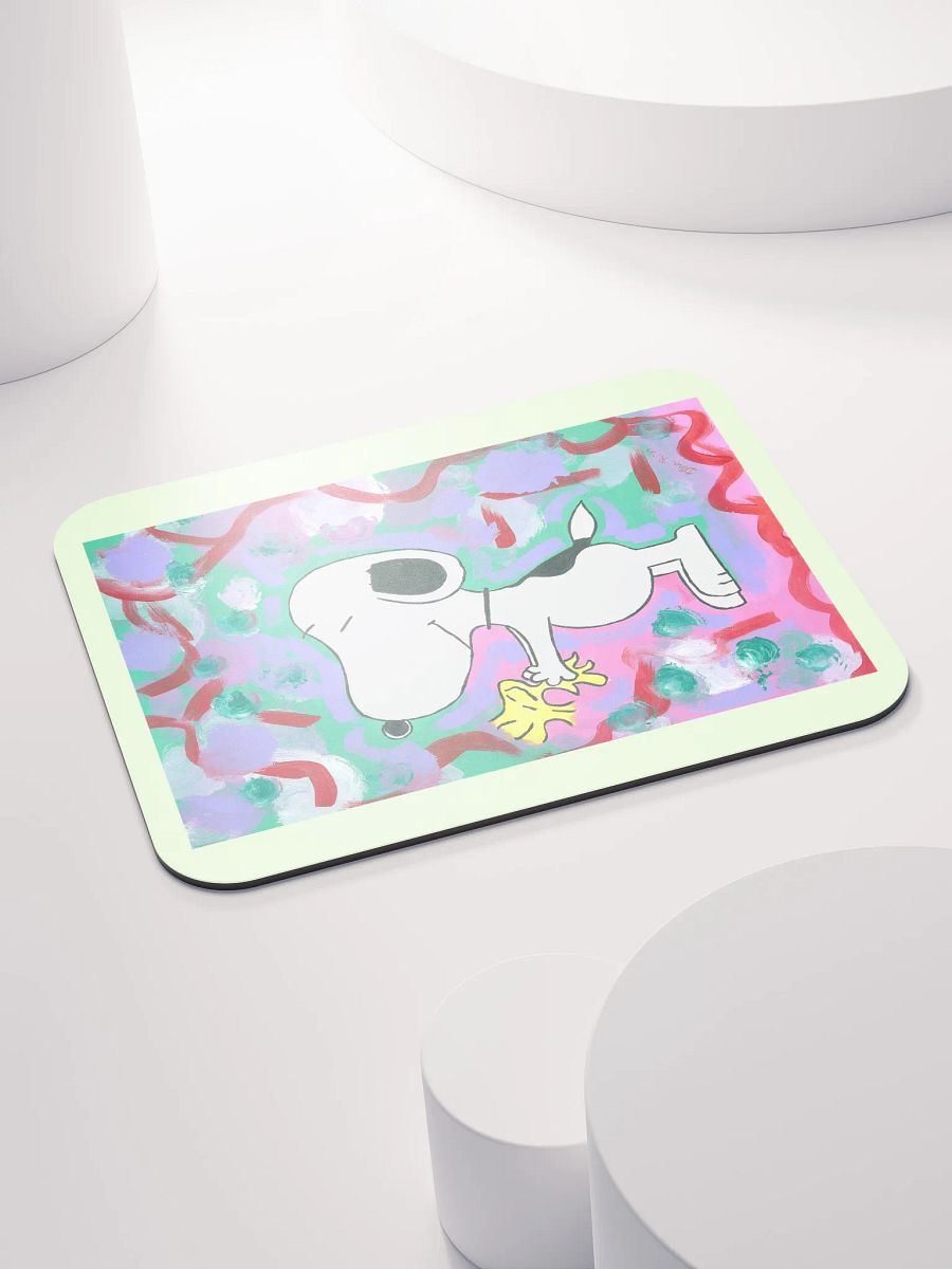 Snoopy - (art by Dina R.) - acrylic painting picture - Classic Mouse Pad product image (4)