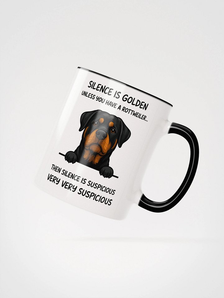 Rottweiler Suspicious Silence Ceramic Mug product image (7)