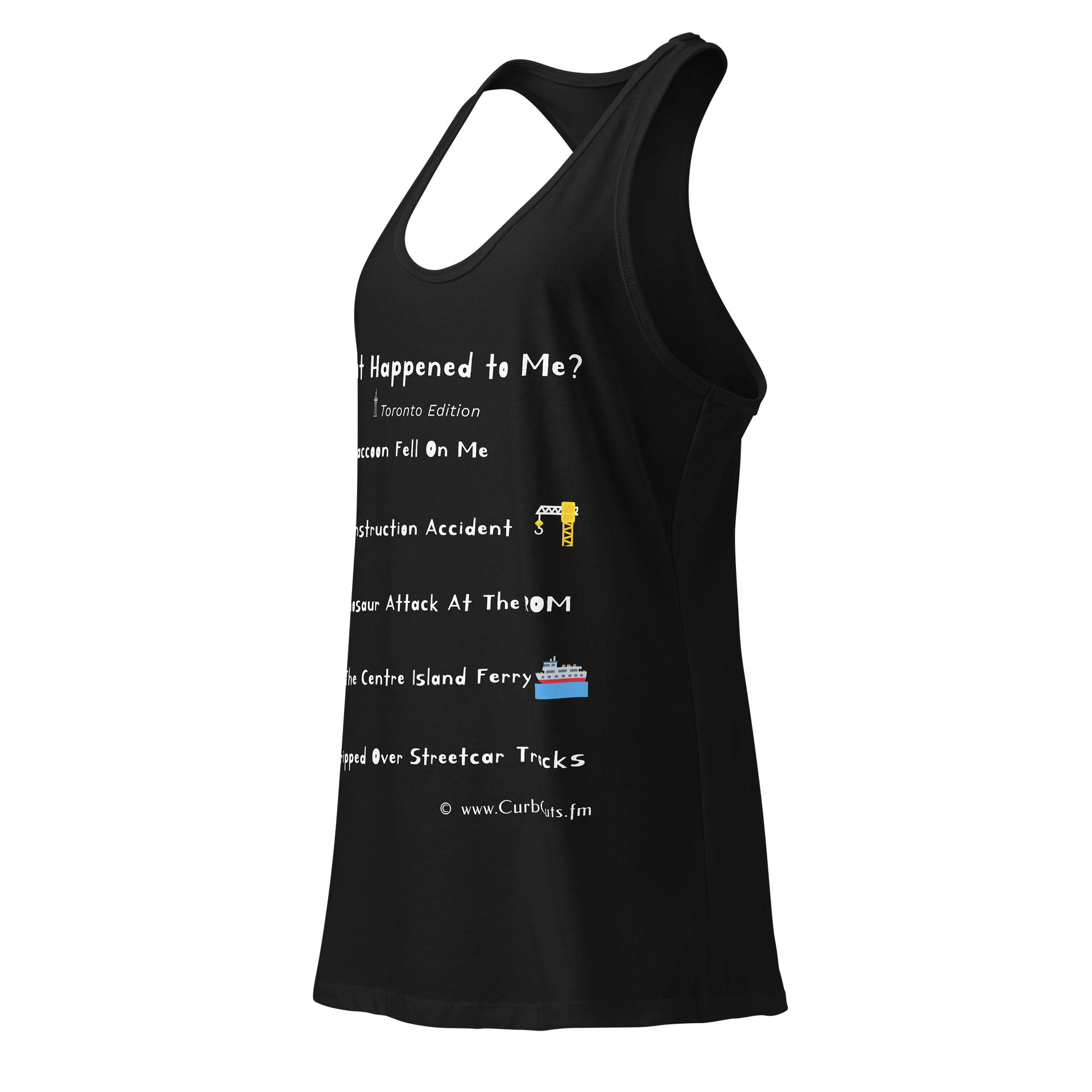WHAT HAPPENED TO ME? (Toronto Edition): Racerback Tank-Top product image (11)