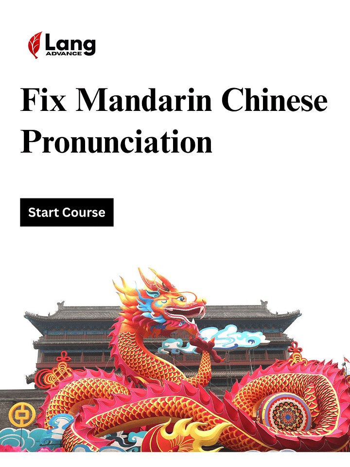 Fix Mandarin Chinese Pronunciation: 0~Advanced (Pinyin） product image (1)