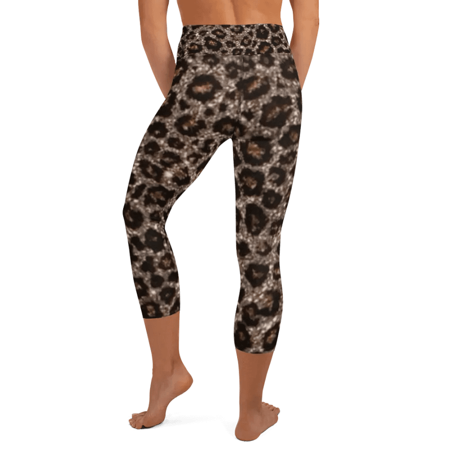 Leopard Print 90s Yoga Capri Leggings product image (6)