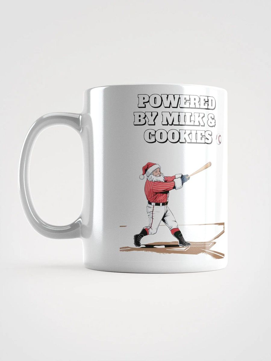 Powered By Milk And Cookies - Baseball White Mug product image (16)