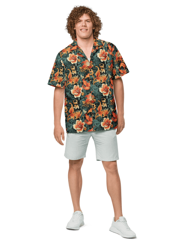 Sunset Flowers | Unisex Hawaiian Shirt product image (1)