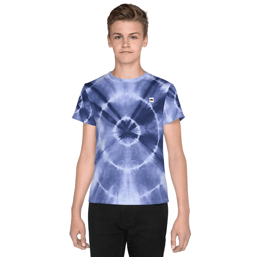 Aqua Dream Tie-Dye Youth T-Shirt product image (1)