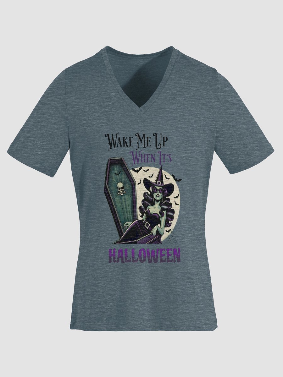 Witchy Halloween Vibes V-Neck Tee product image (35)