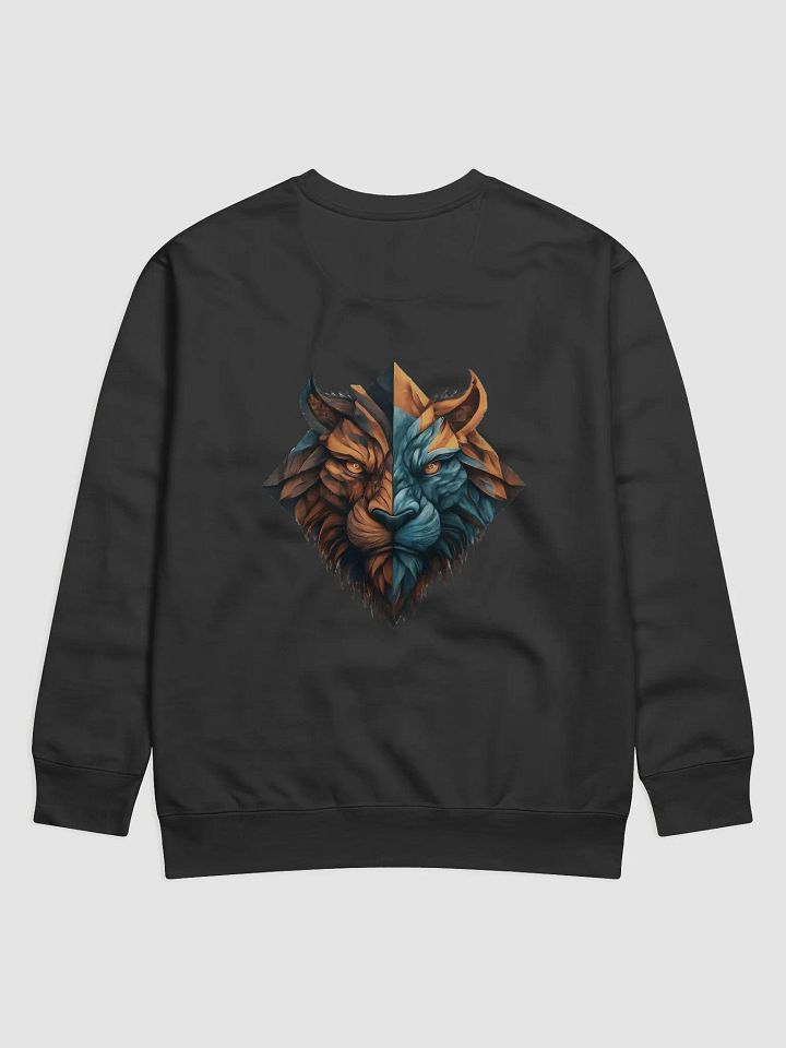 Symmetrical Lion Geometric Sweatshirt product image (2)