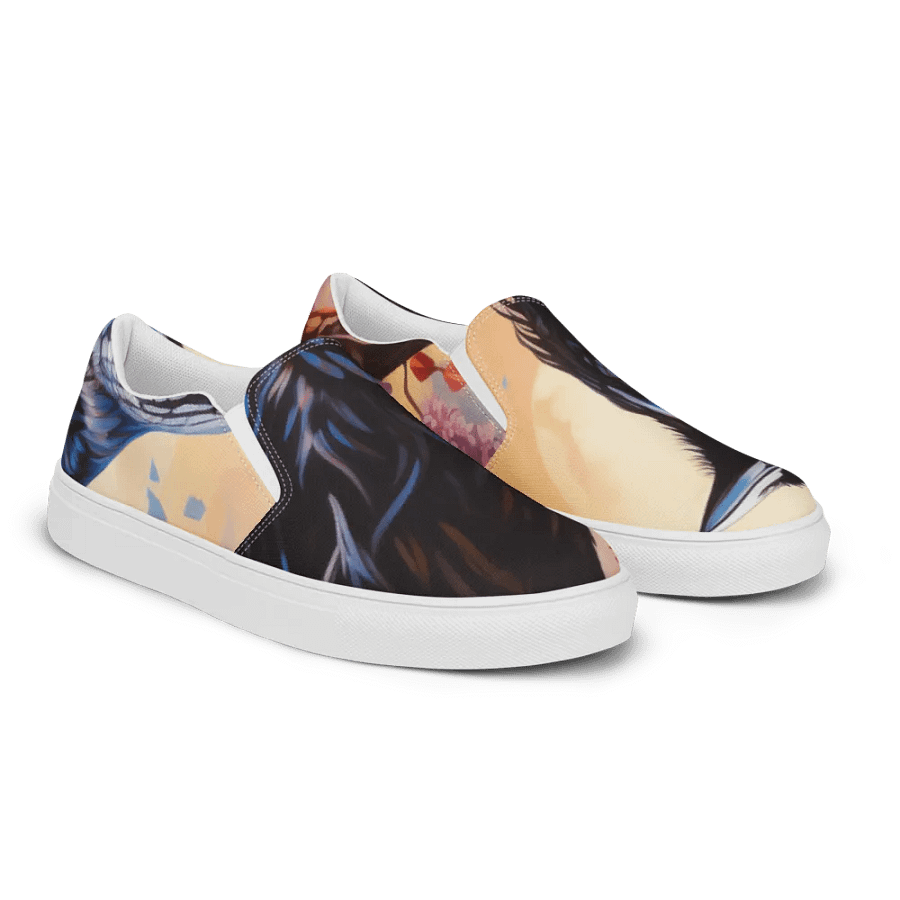 Men's Slip-On Canvas Shoes with Lovely Bird Design 🕊️ product image (6)