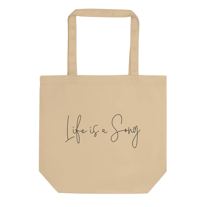 Life is a Song (Single-Sided) Beige Tote product image (1)