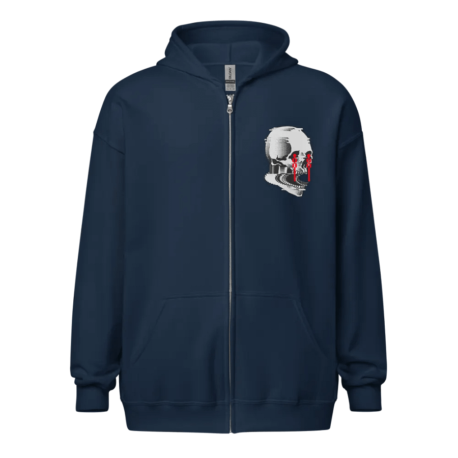 (2 sided) Anxiety zip hoodie product image (9)