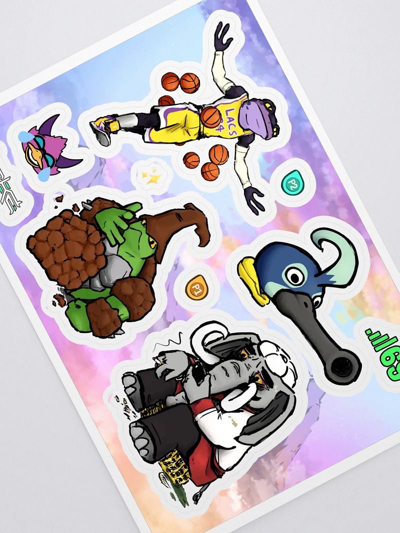 Rivals of Aether 2 Sticker Sheet