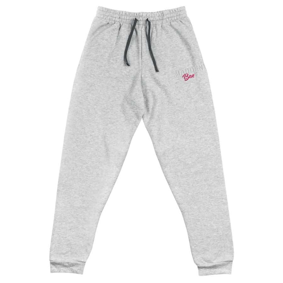 Stitched Unisex Joggers (White Logo) product image (1)