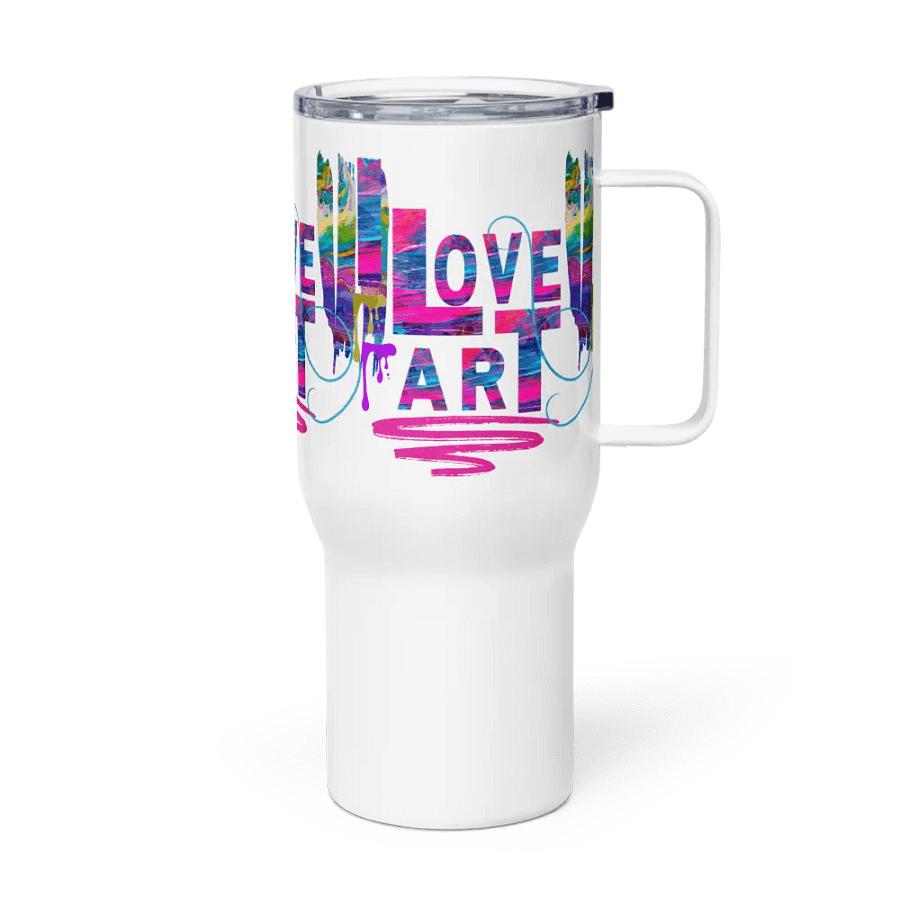 Love Art Travel Mug for art students moms daughters friends art teachers product image (3)