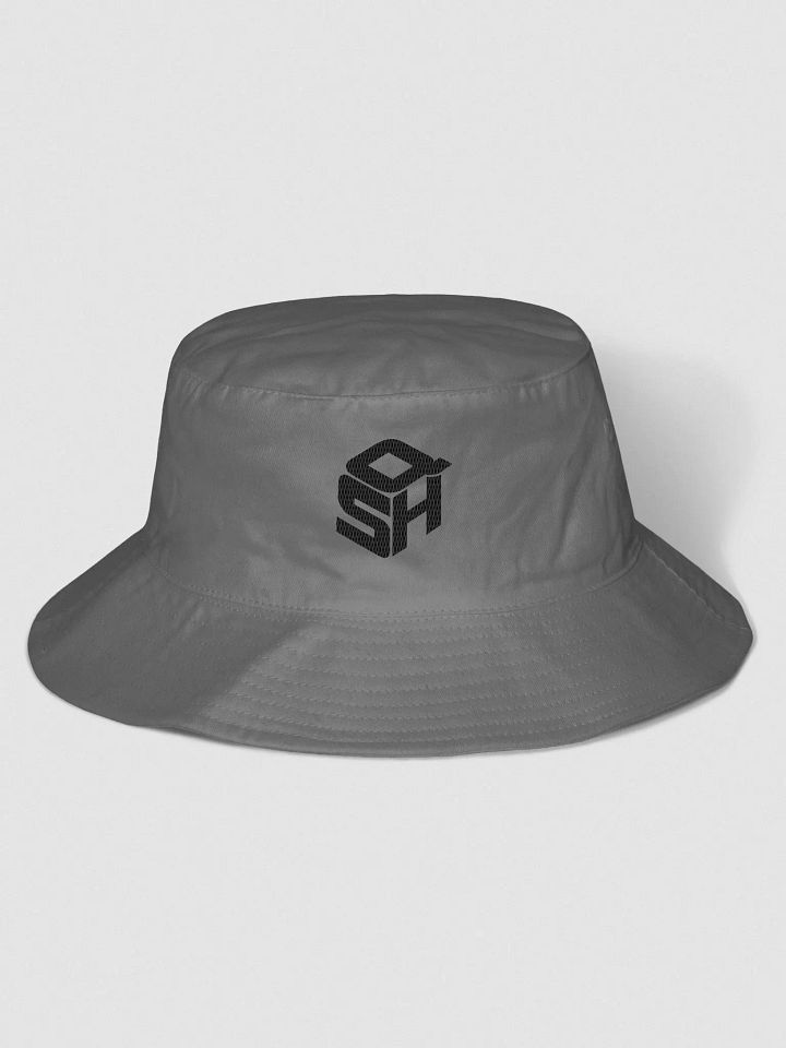 QSH BLACKOUT LOGO BUCKET HAT product image (3)