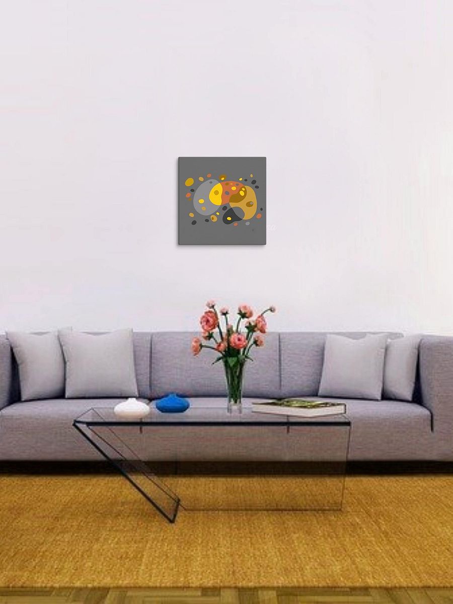 Golden Horizon Canvas - Abstract Image No. 7 product image (4)