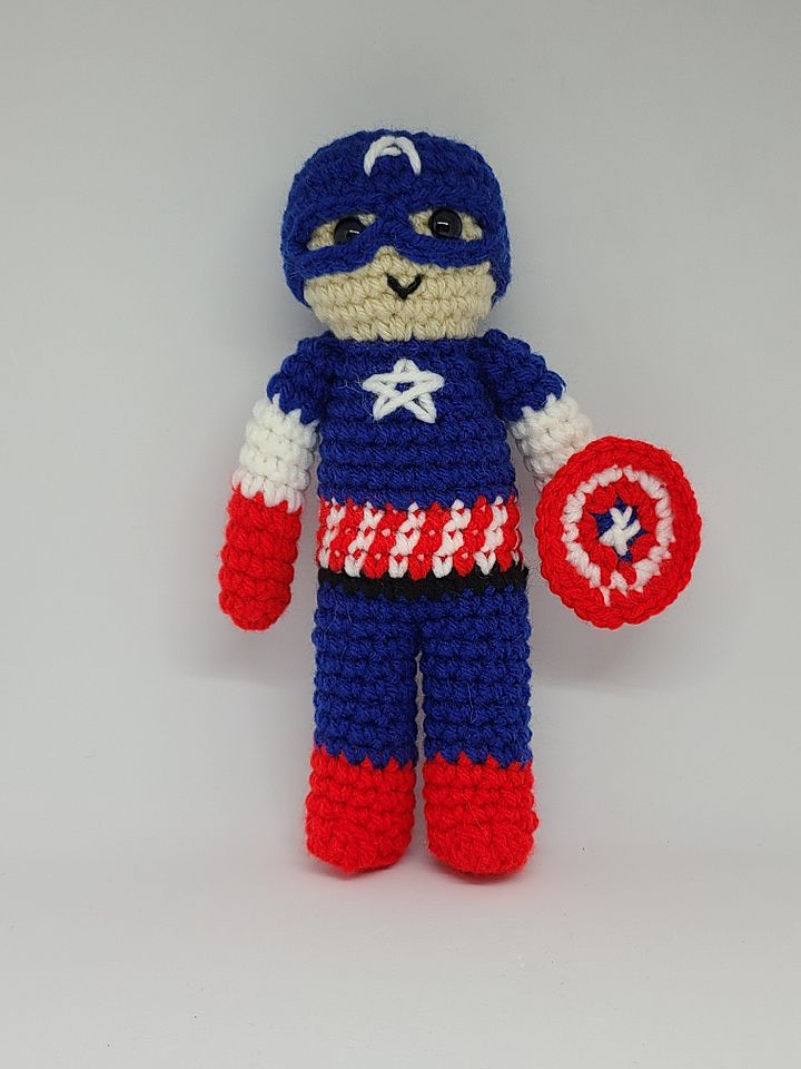 Captain America Doll - PATTERN product image (1)