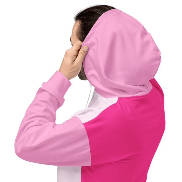 delightful safety pink hoodie product image (2)