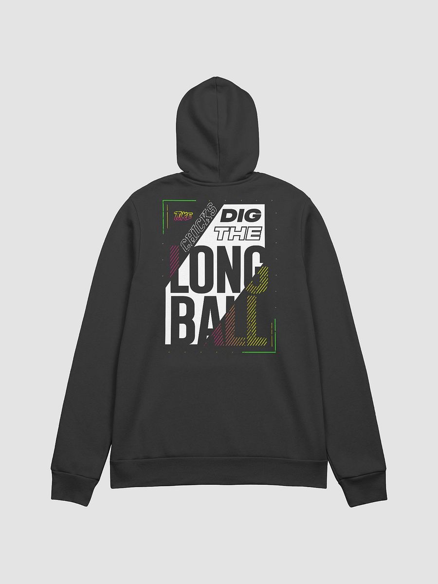 Chicks Dig The Long Ball Hoodie (White Strings) product image (3)