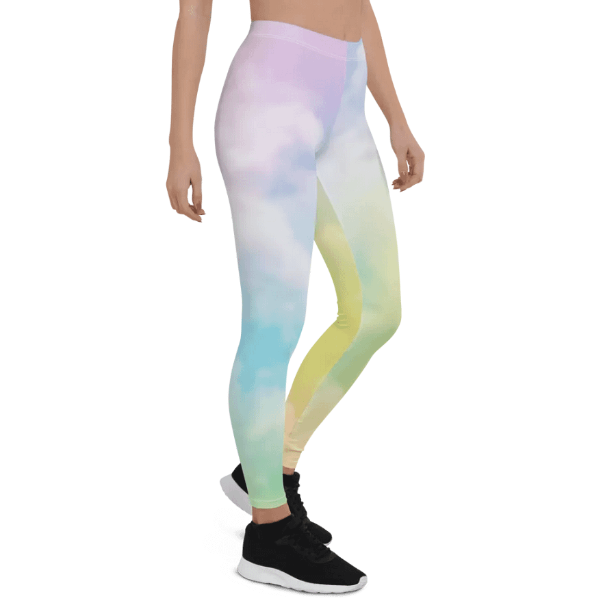 Blur cloud rainbow Design Legging - V5 product image (7)