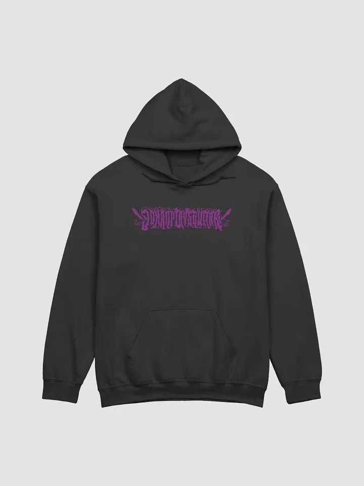 Purple Death Metal Logo Hoodie (Unisex) product image (6)