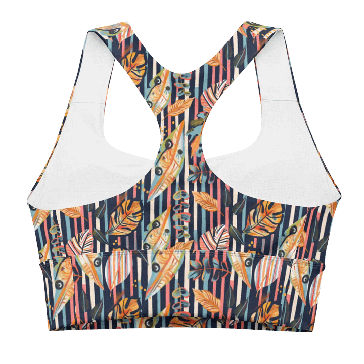 Kaleidoscope Blue Stripes and Leaves product image (2)