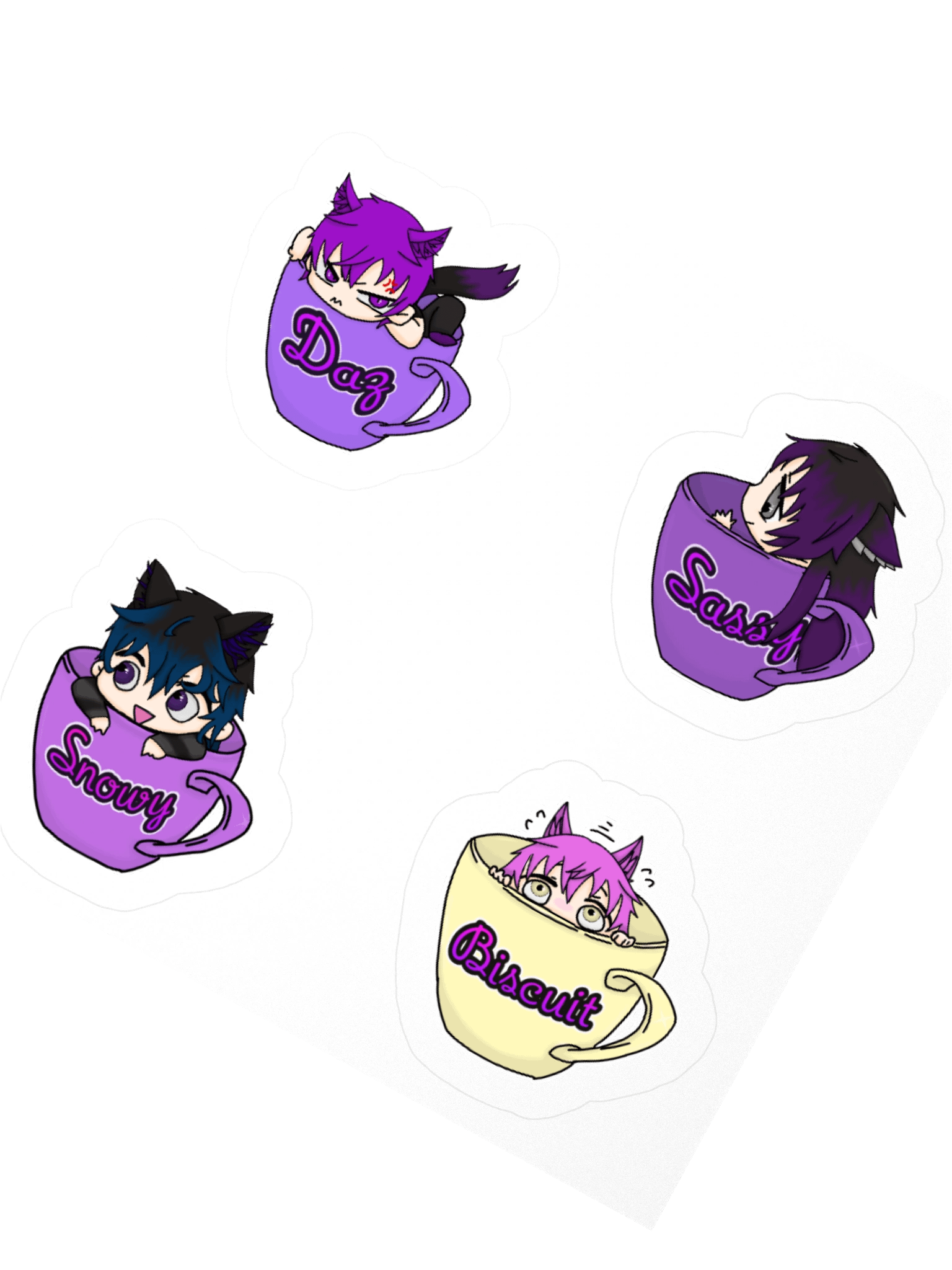 Famo Tea Cup Stickers product image (5)