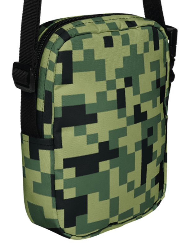 Military Green Camouflage Pixels Camo Pattern Crossbody Bag product image (6)