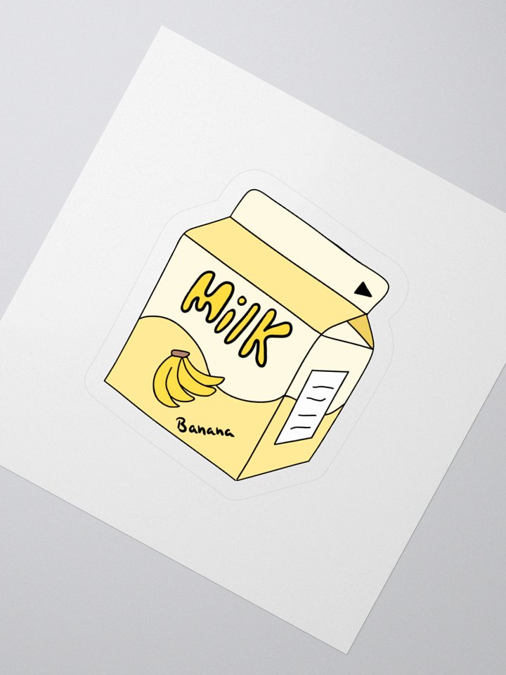 Banana Milk Sticker product image (2)