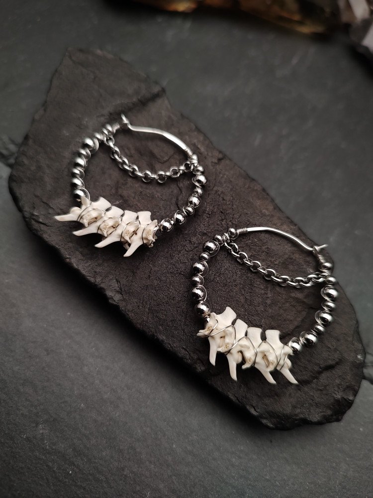 Earrings Bone Vault - Vert Chain Arc product image (1)