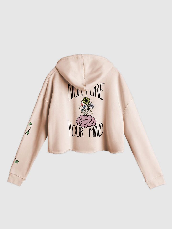 Nurture Your Mind Women's Cropped Hoodie product image (1)