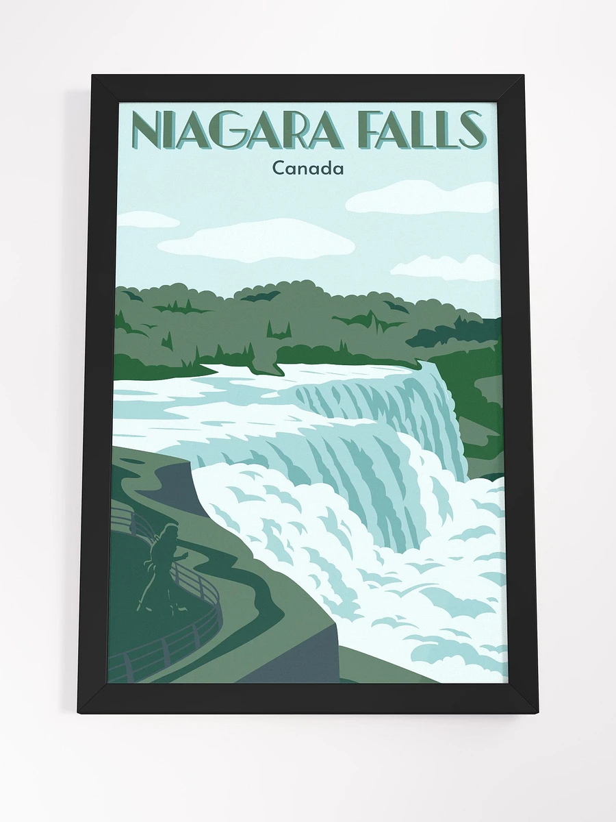 Niagara Falls Wonder - Framed Illustrated Poster product image (22)