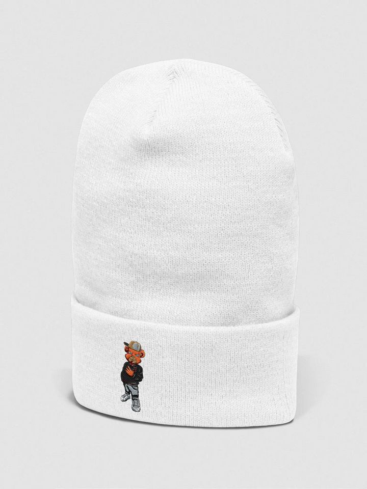 Standing Bear White Beanie product image (2)