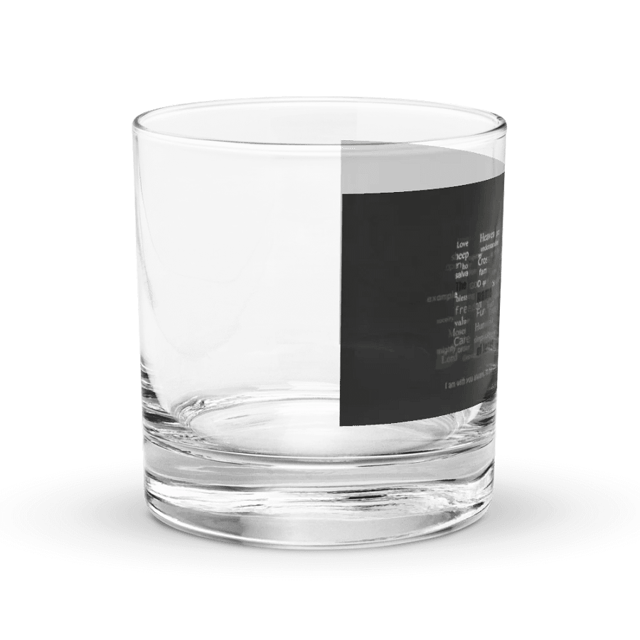 JESUS LOVE Rocks Glass product image (3)