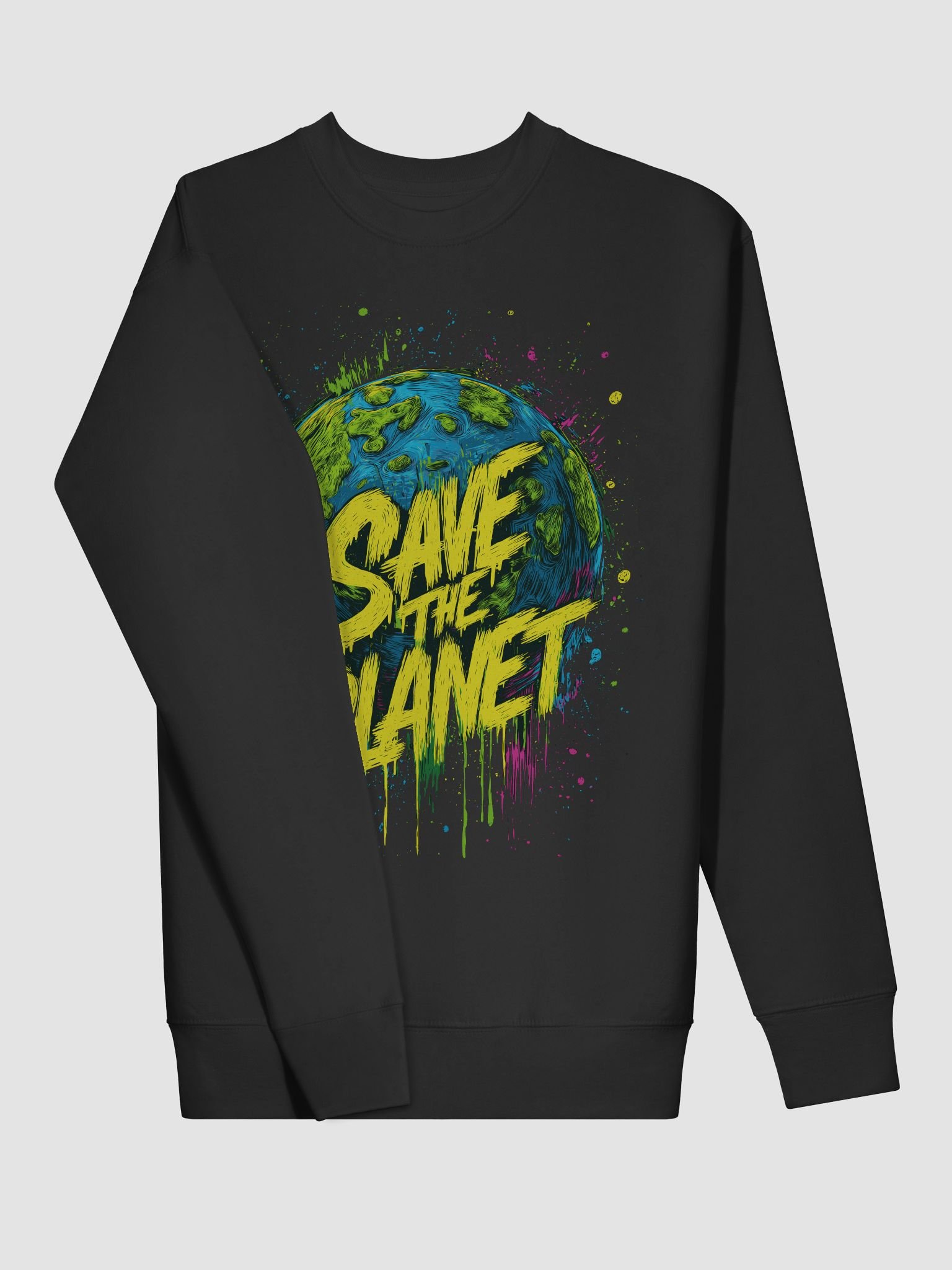 Save The Planet – Eco Street Art Sweatshirt product image (11)