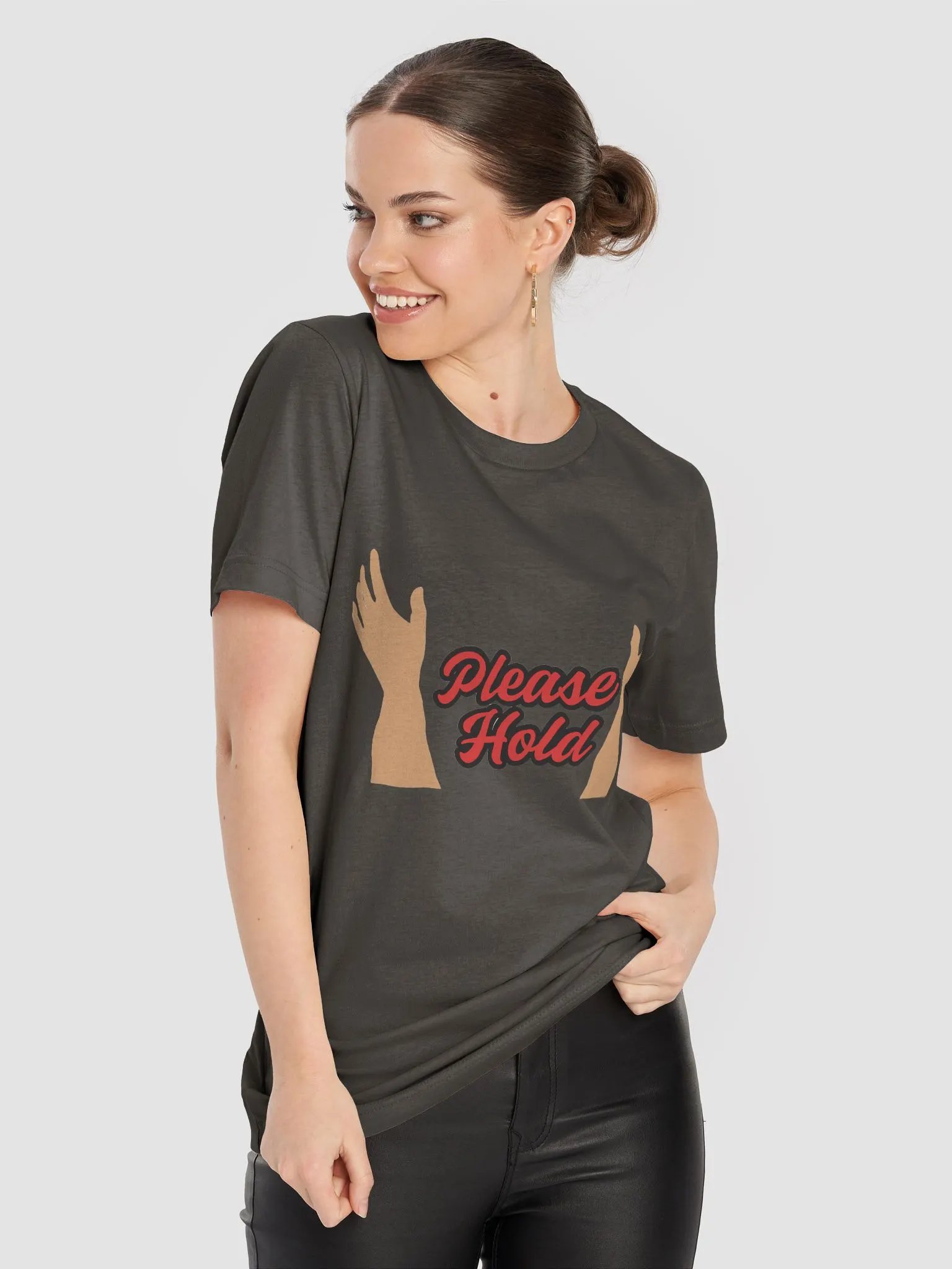Please Hold T-shirt product image (51)