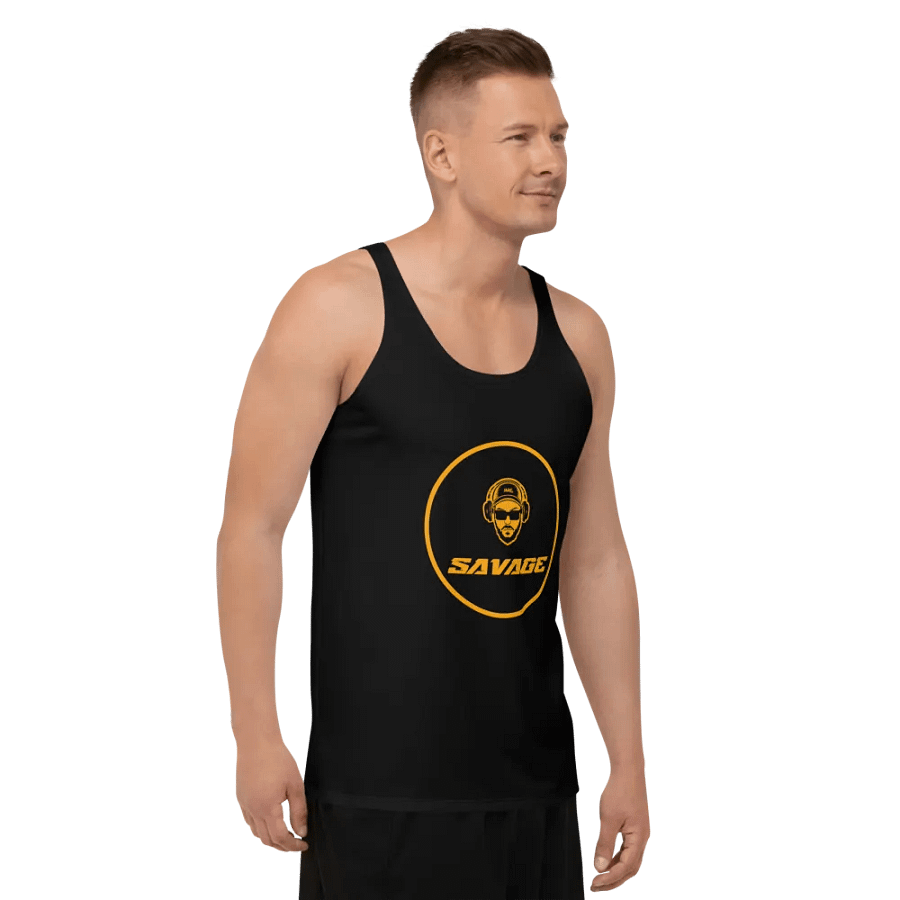Savage Tank Tee (Gold) product image (10)