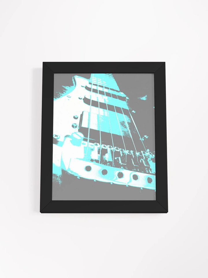 Blue Guitar Wall Print product image (3)