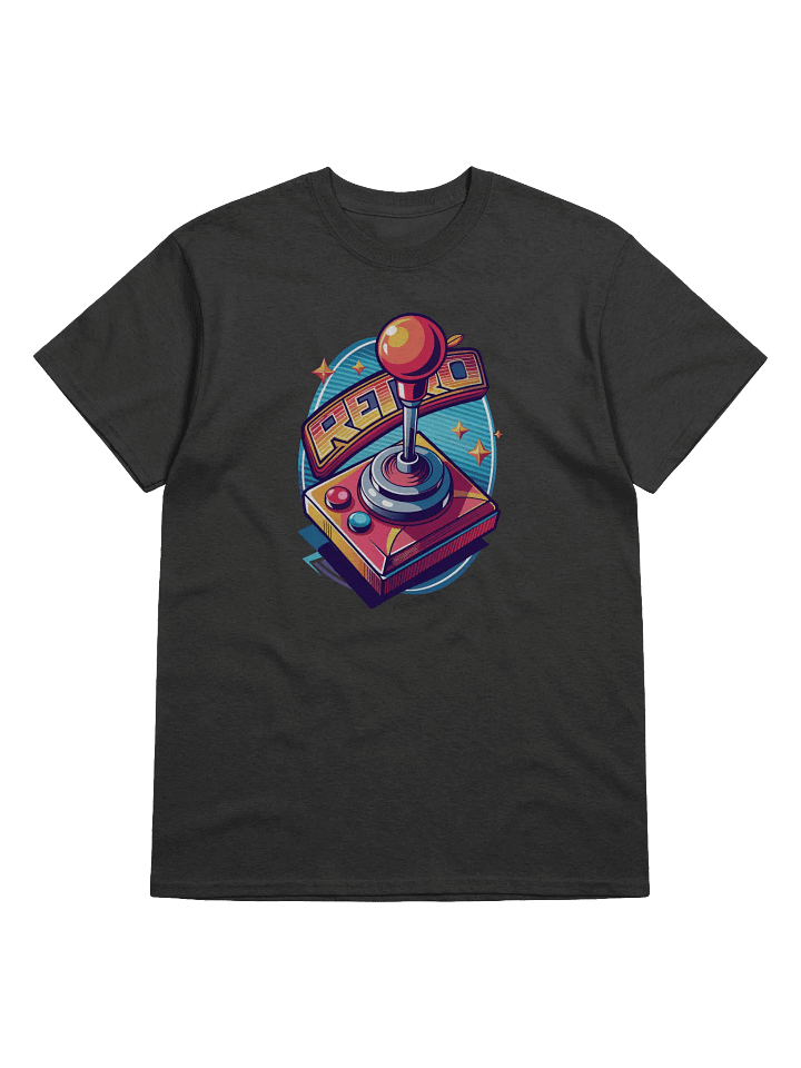 Retro Joystick Heavyweight Printed T-Shirt product image (1)