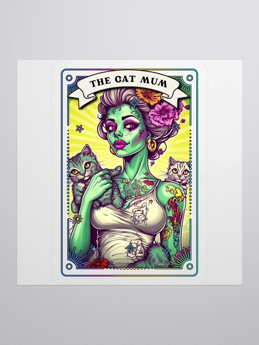 Zombabes: The Cat Mum Sticker product image (1)