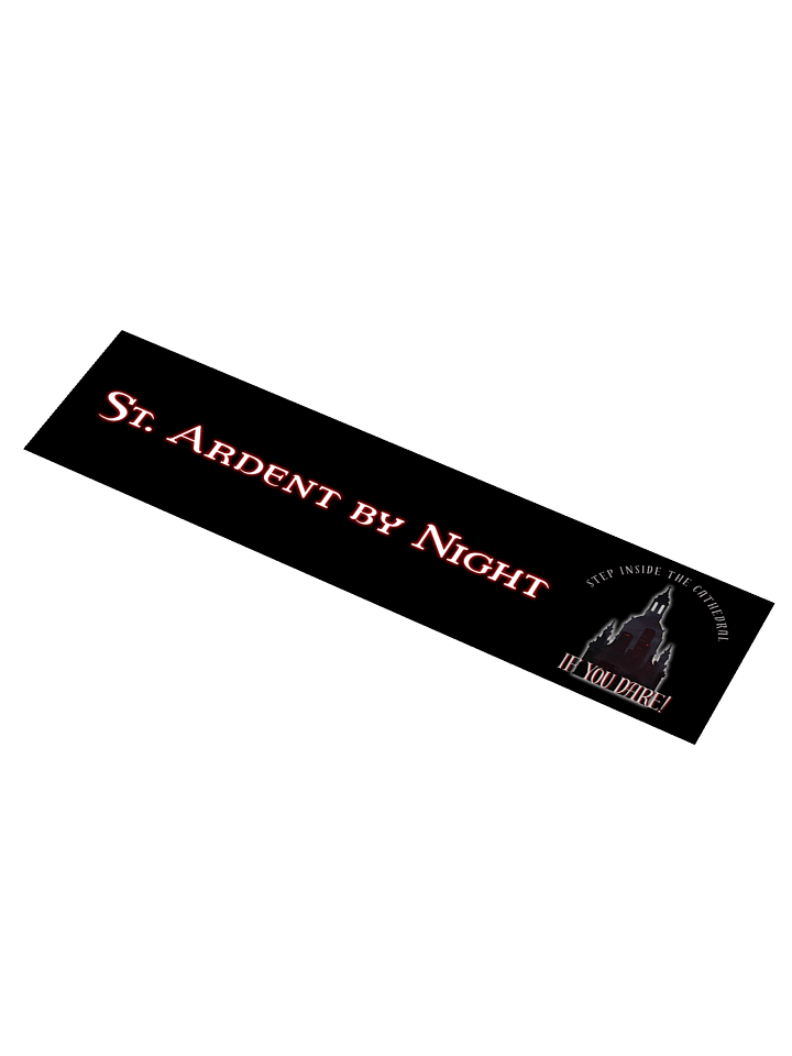 St. Ardent By Night Bumper Sticker product image (1)