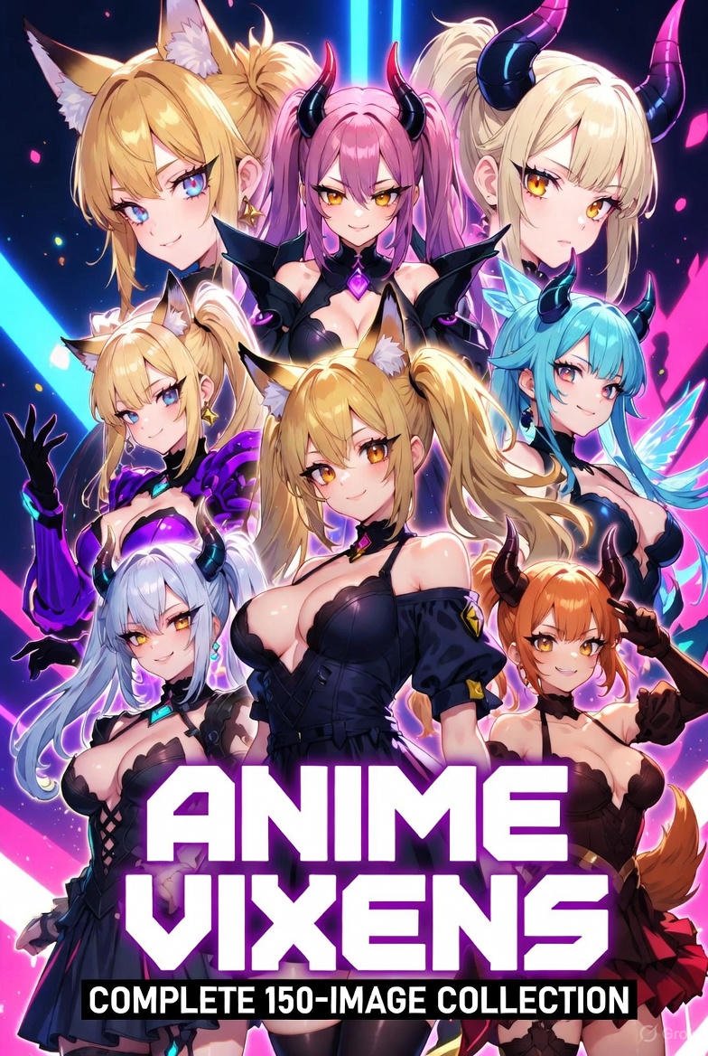 Anime Vixens: Complete 150-Image Collection product image (1)
