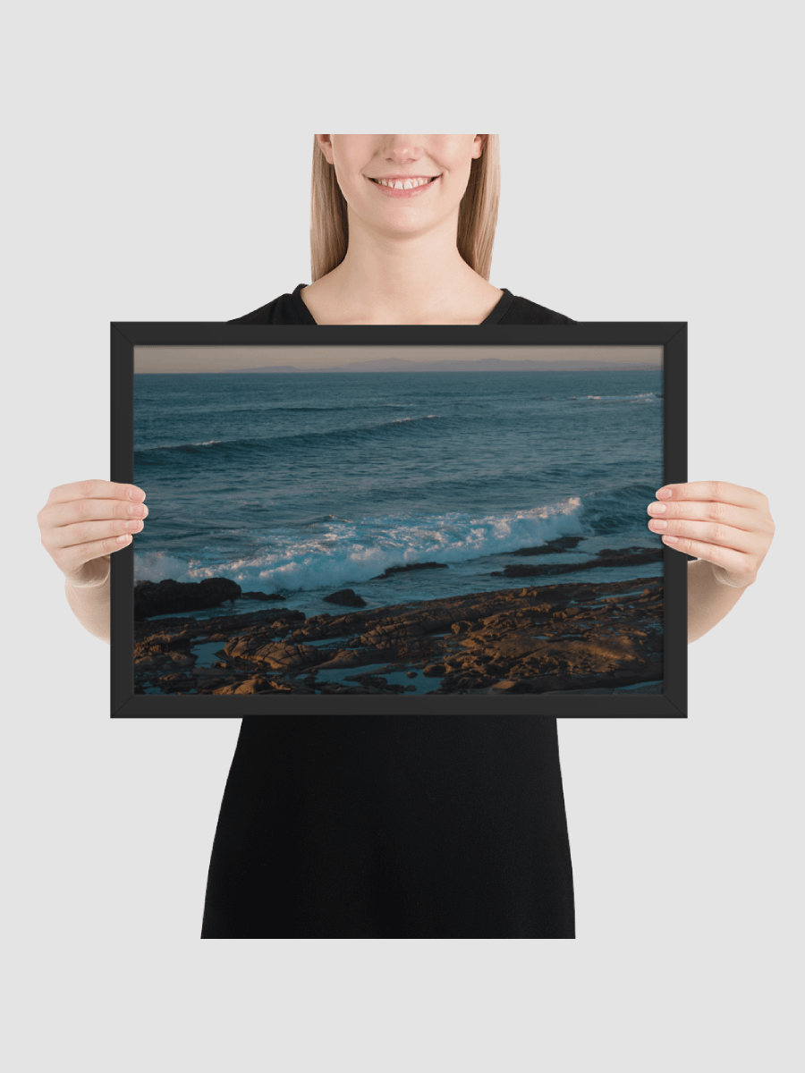 Rocky waves Framed photography Poster product image (2)