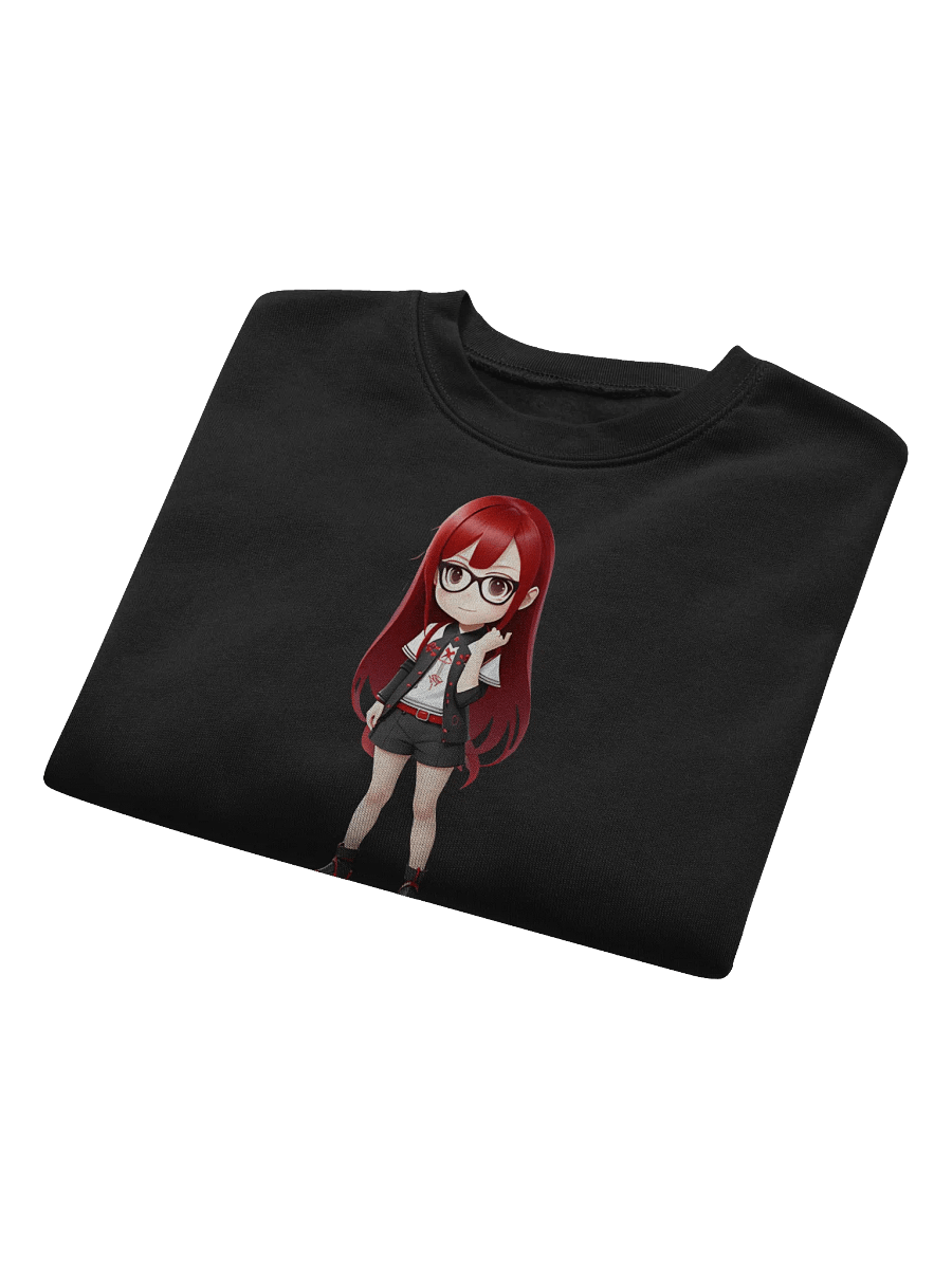 (Red CHIBI) K Crop Sweatshirt product image (8)