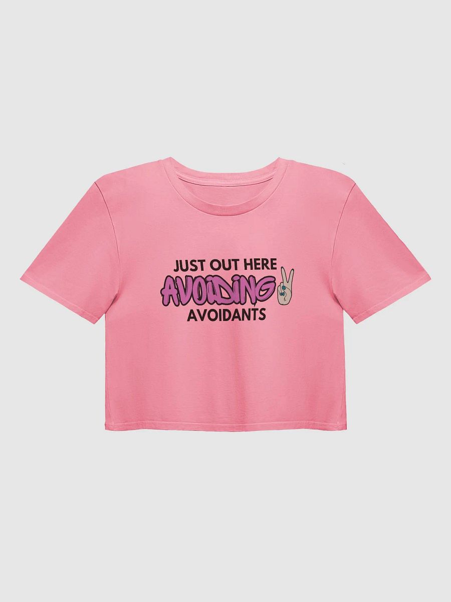 Avoiding Avoidants - premium CROP t-shirt product image (1)